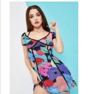fun and colorful fruit dress